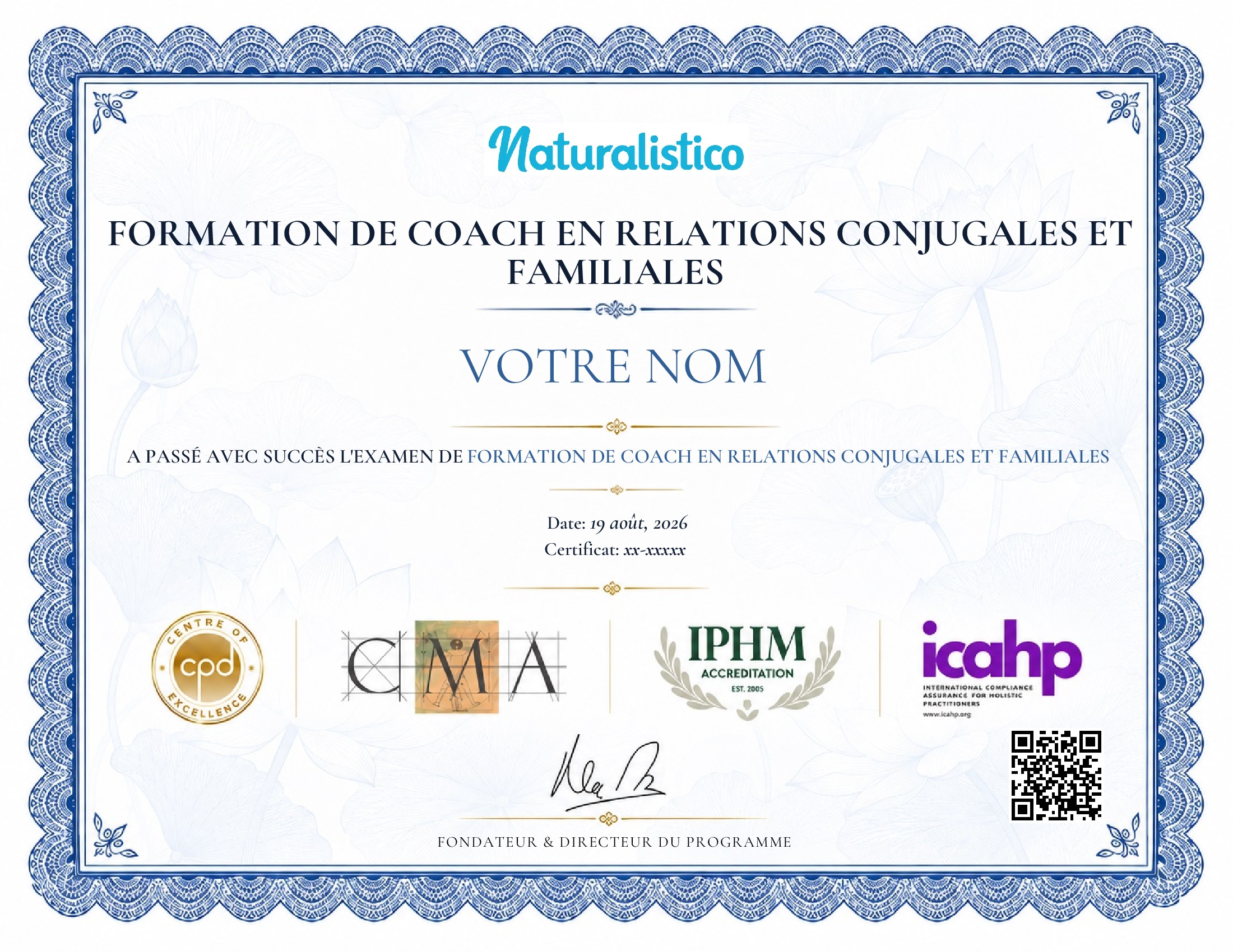 certificate template