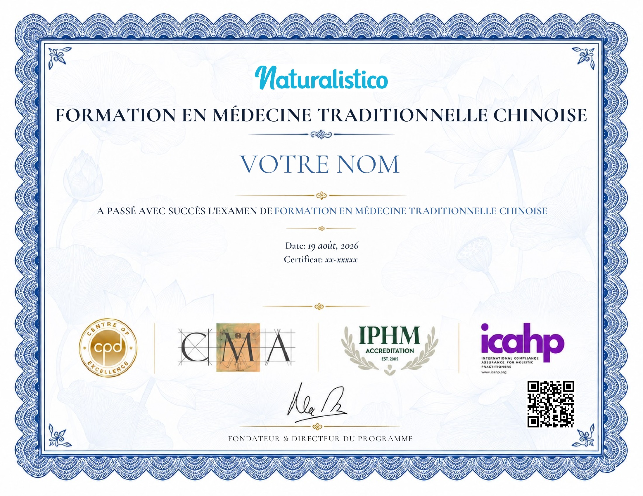 certificate template