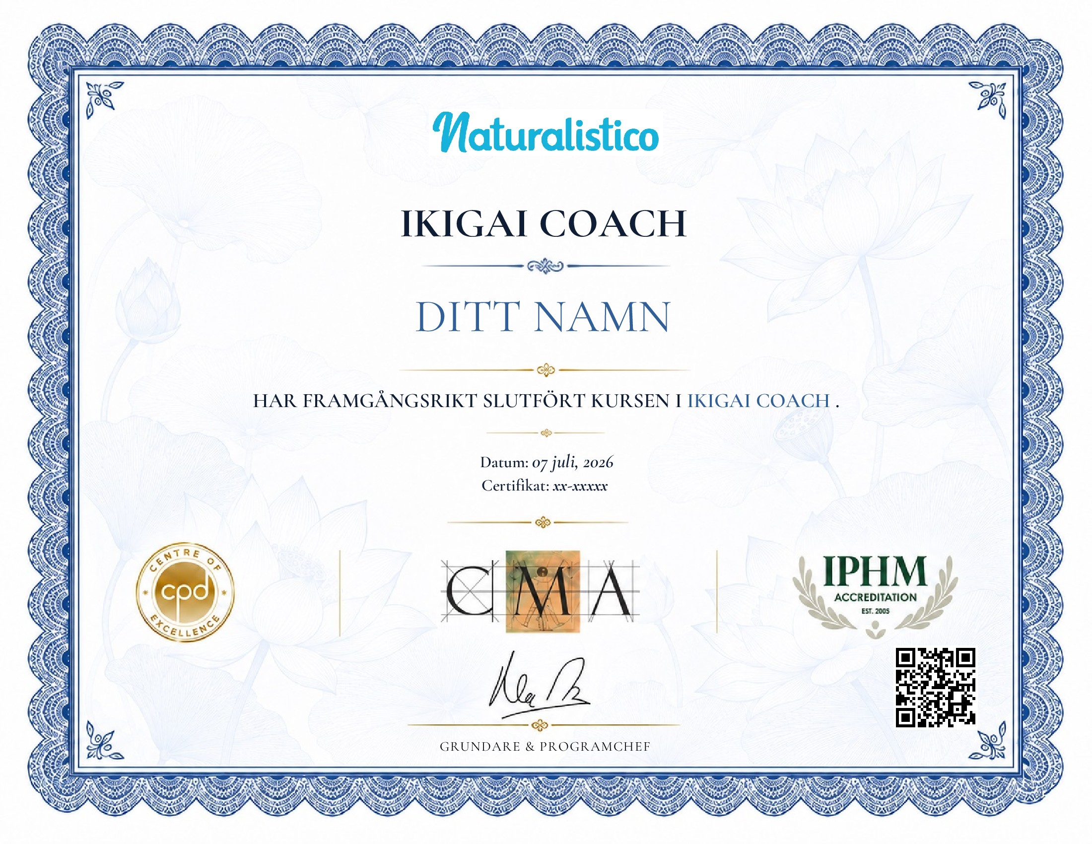certificate template