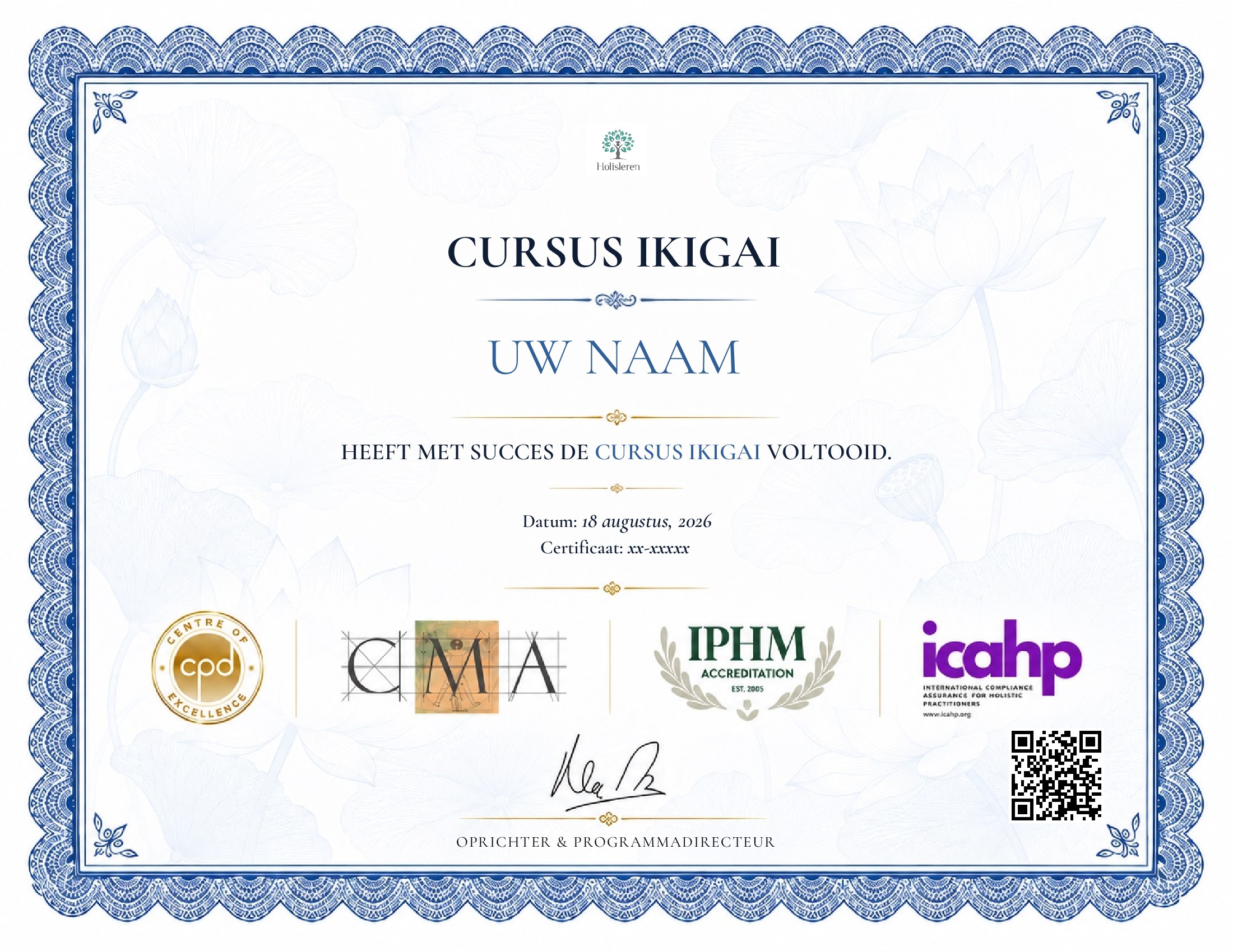certificate template
