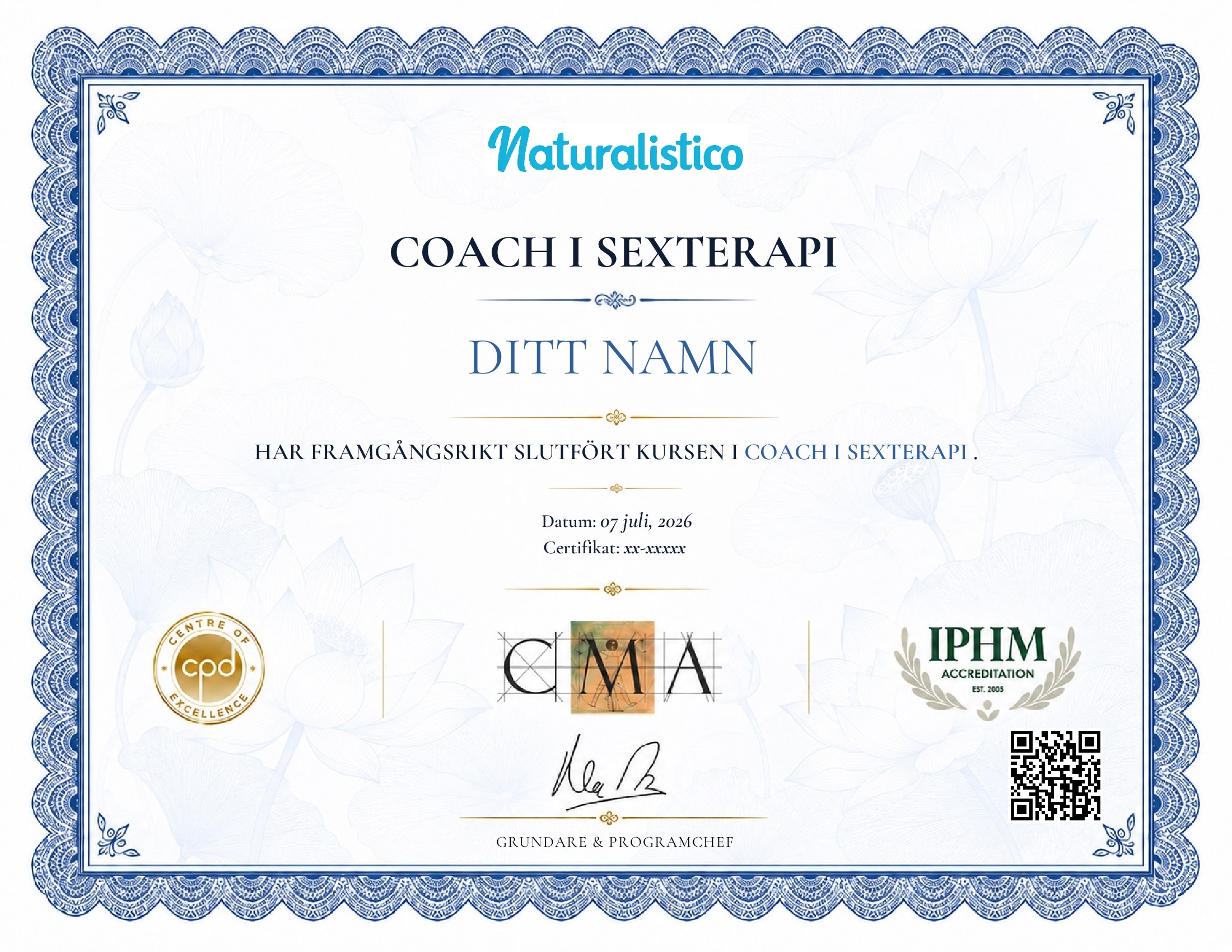 certificate template