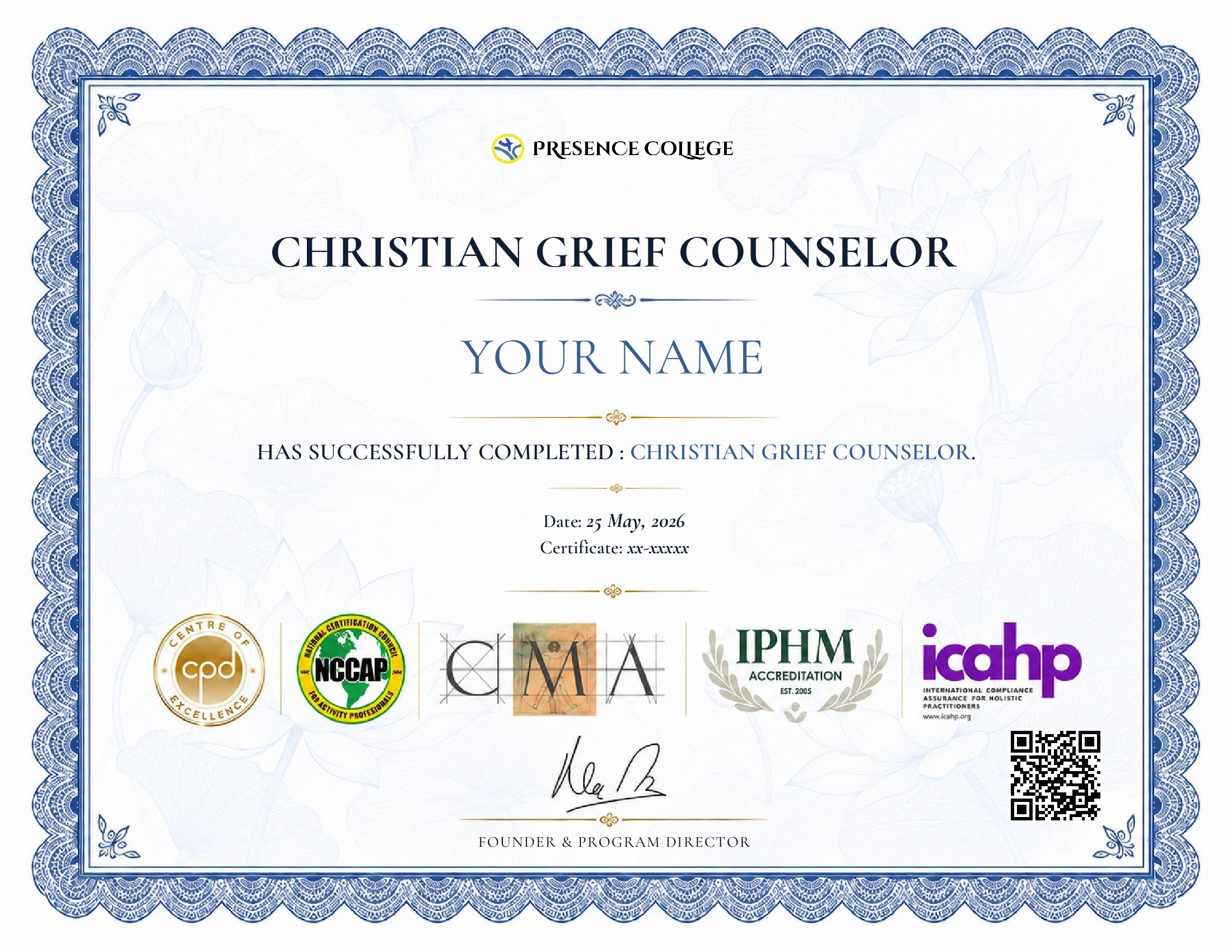 certificate template
