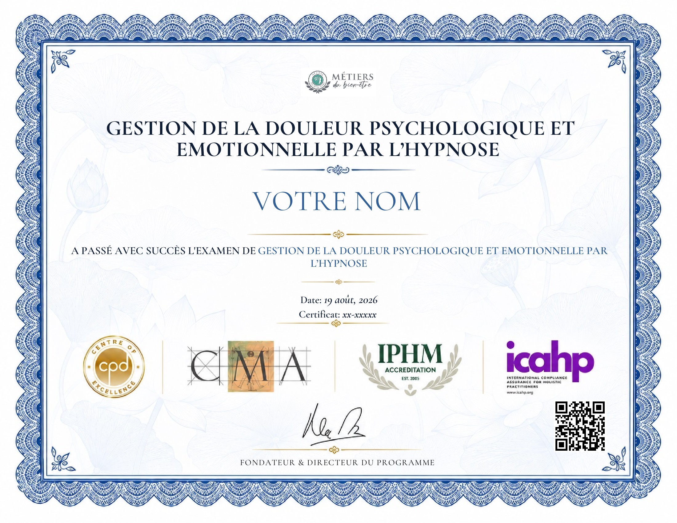certificate template