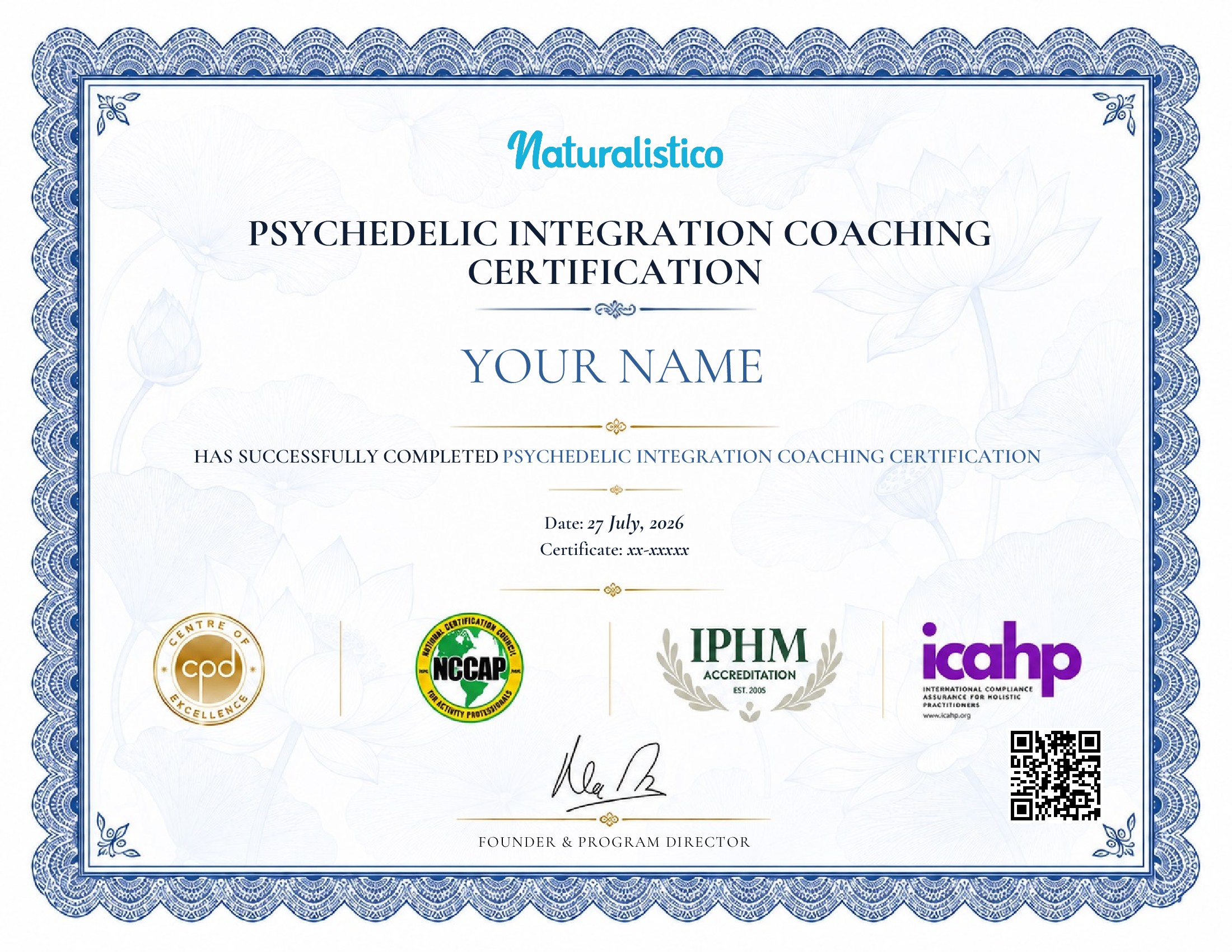 certificate template