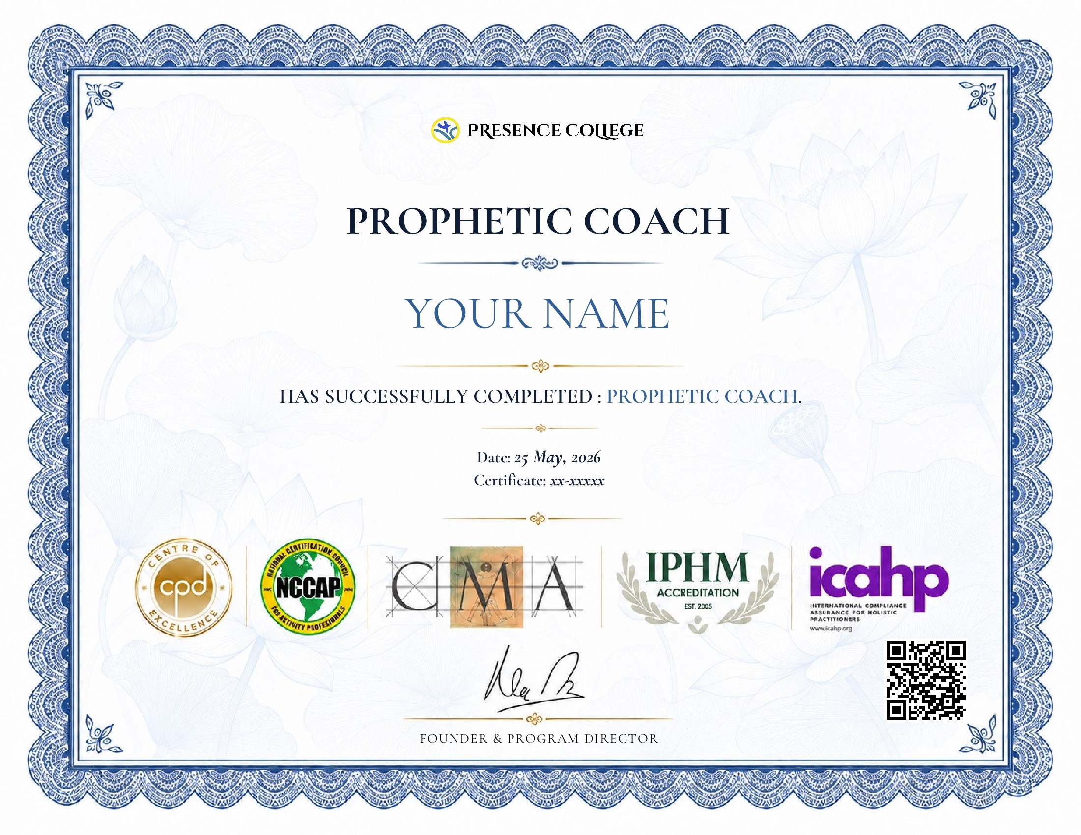 certificate template