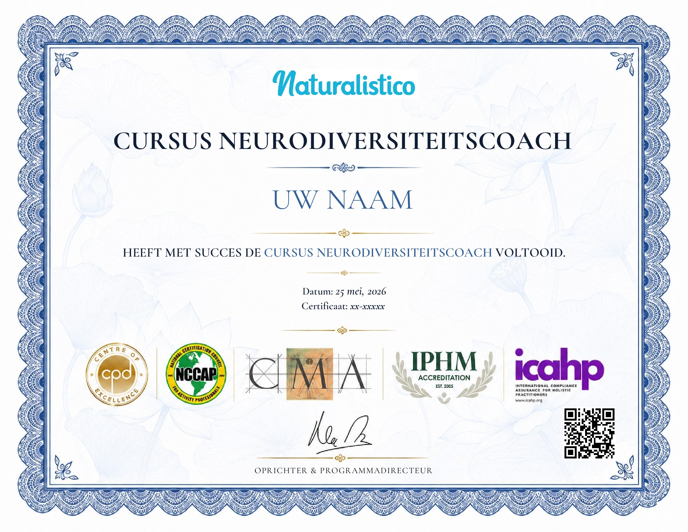 certificate template