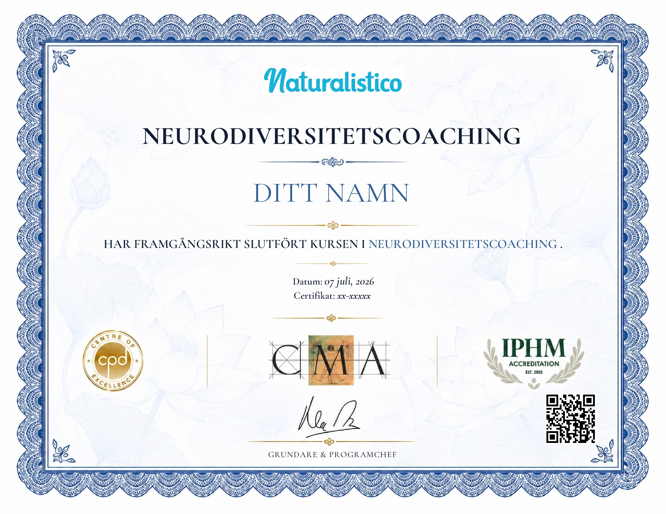 certificate template