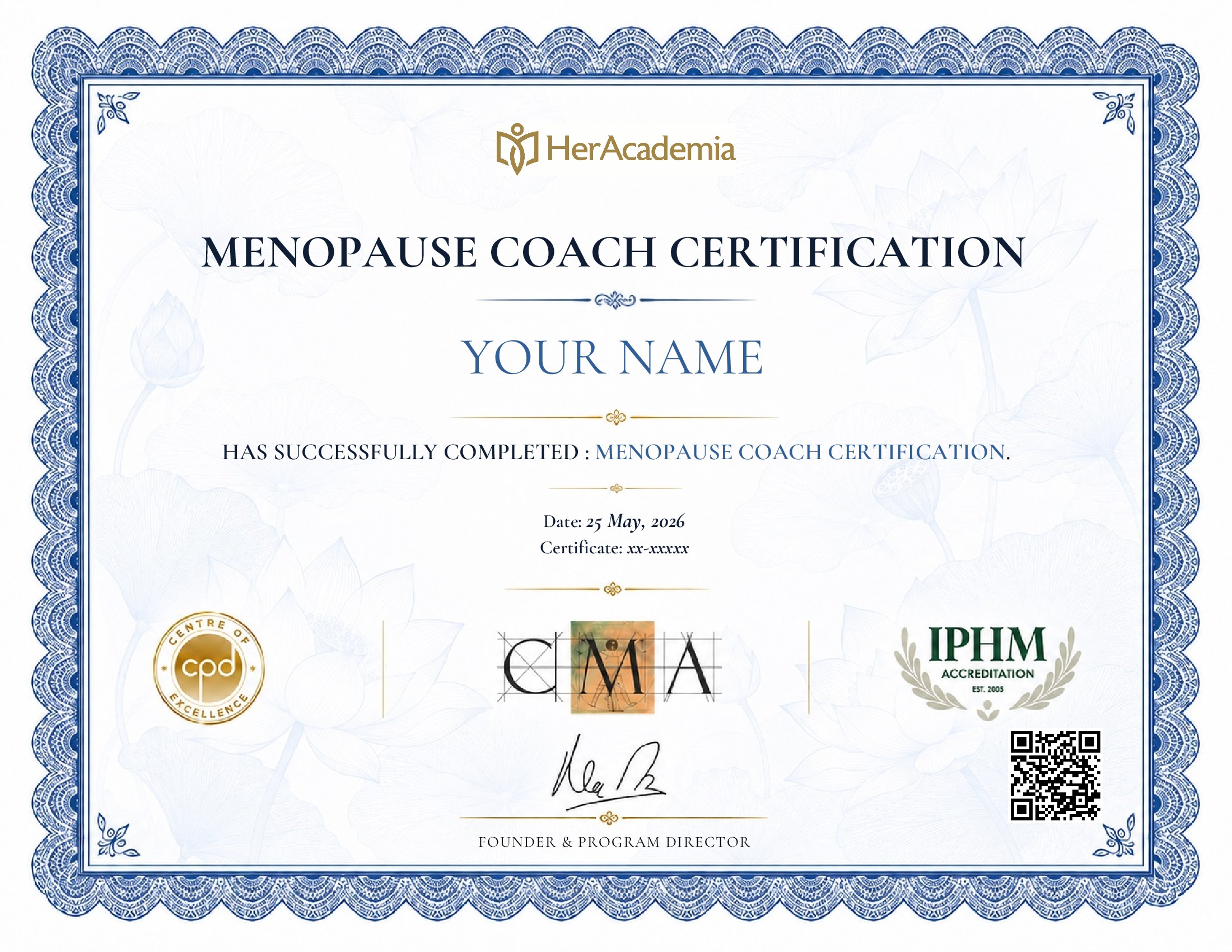 certificate template
