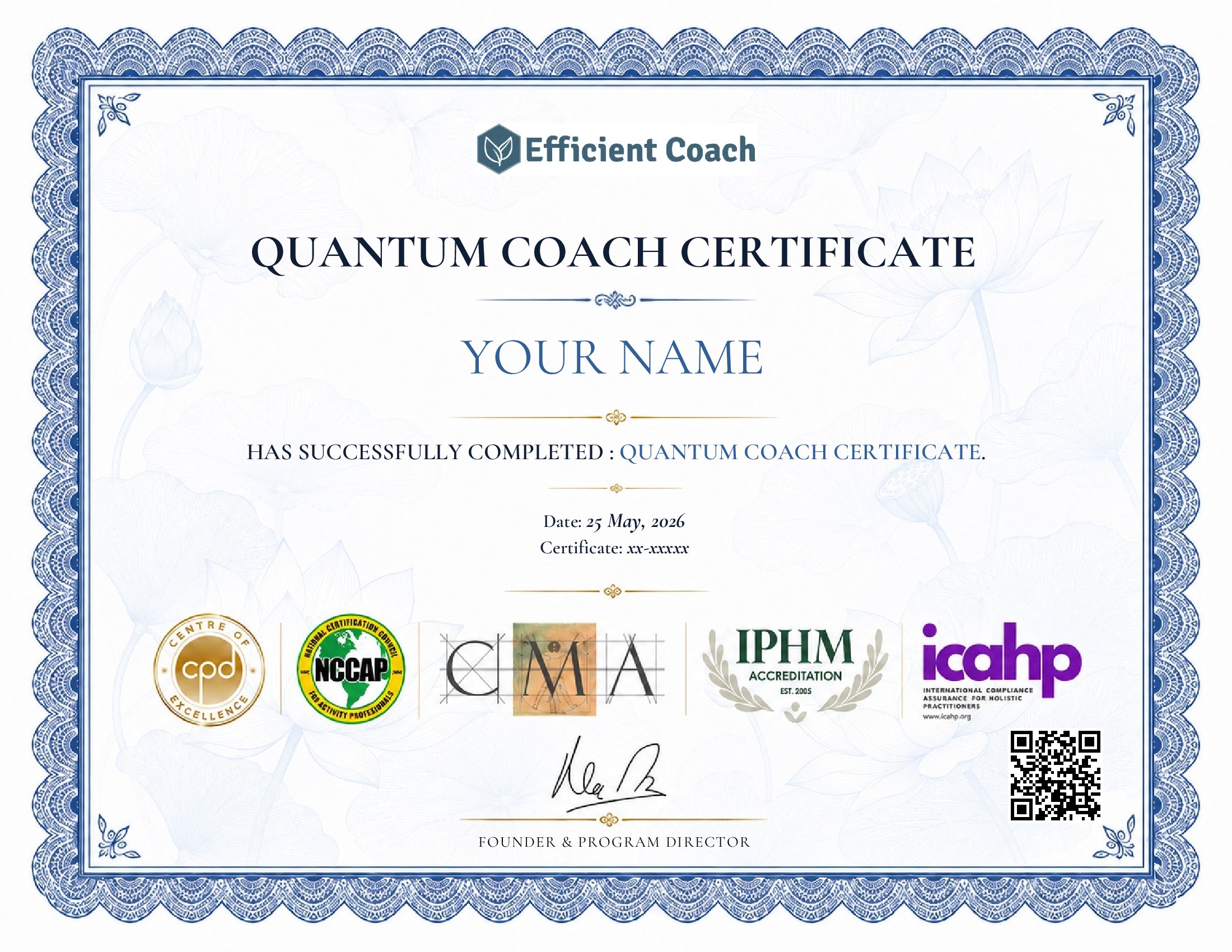 certificate template