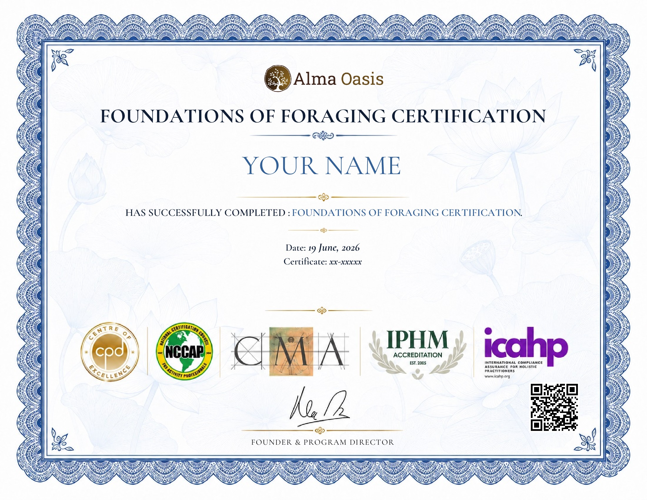 certificate template
