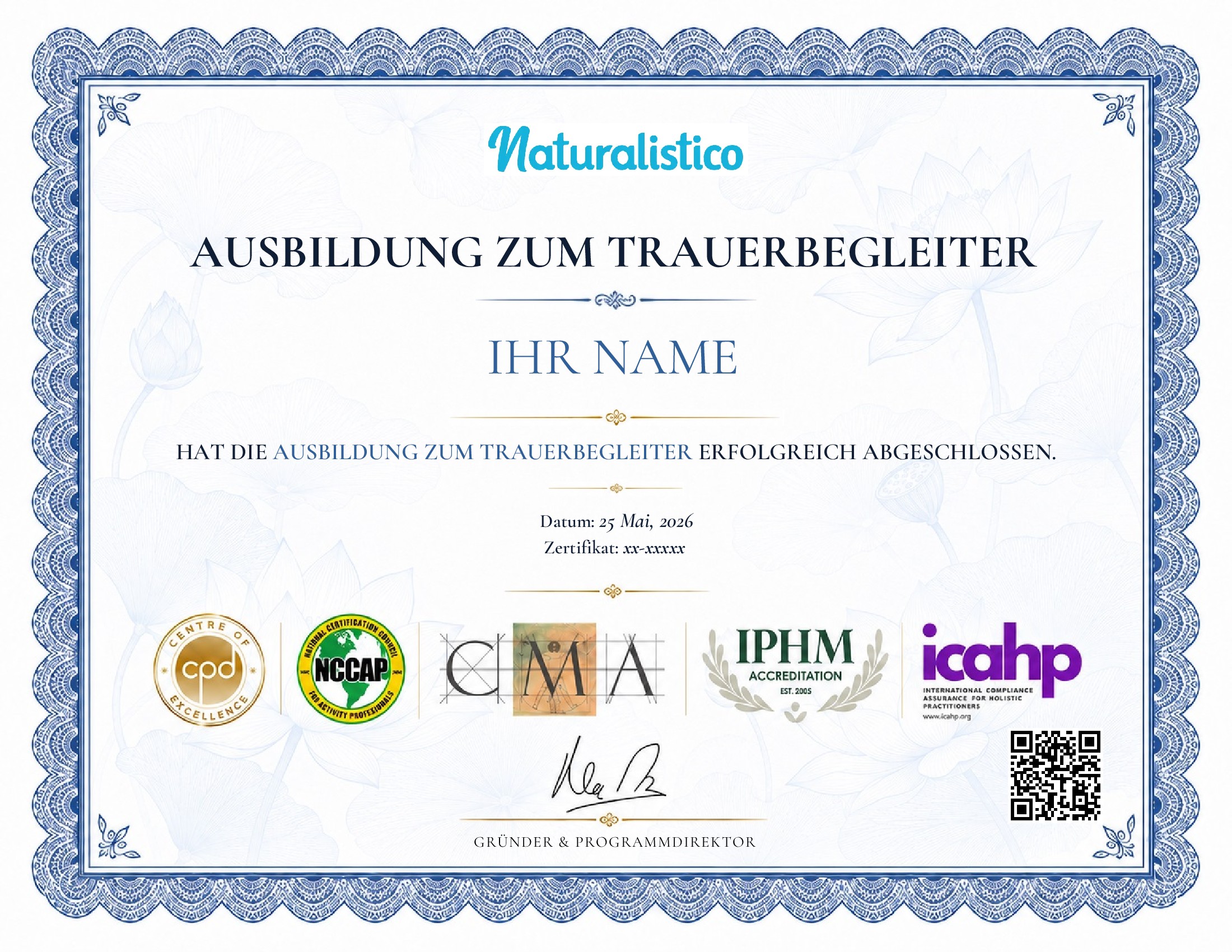certificate template