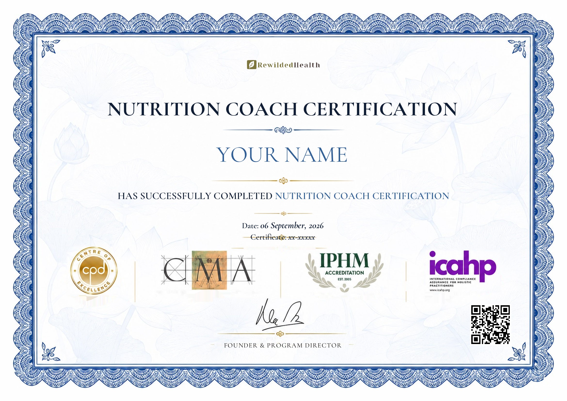certificate template