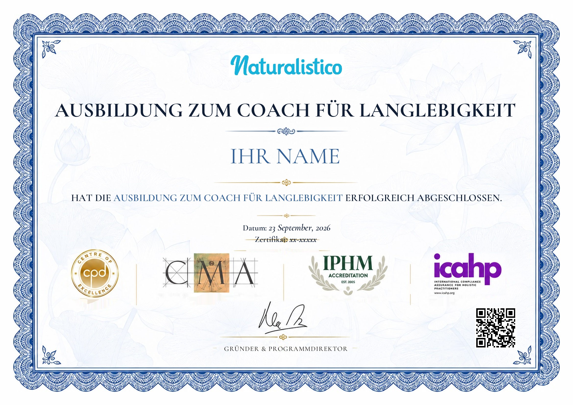 certificate template