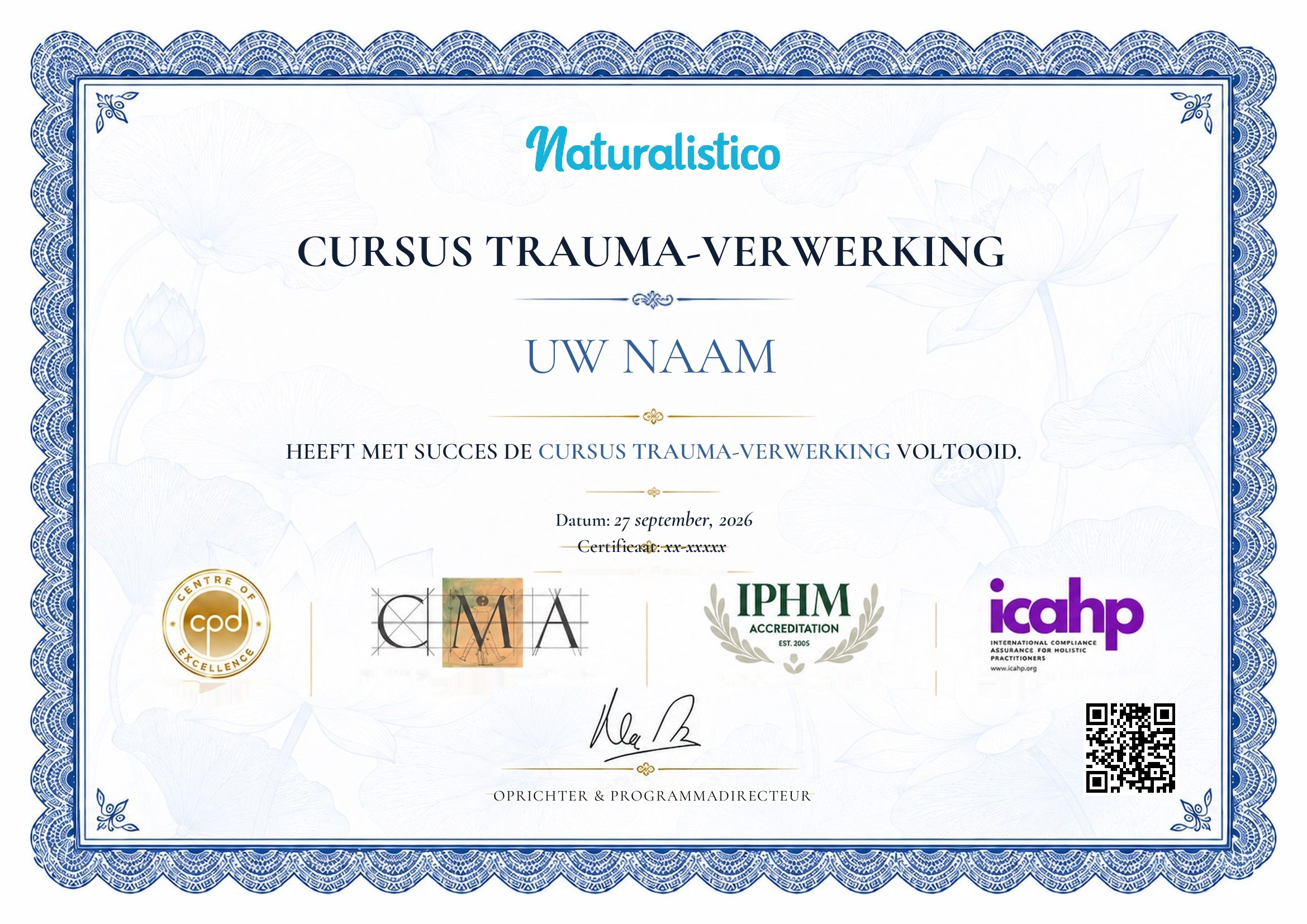 certificate template