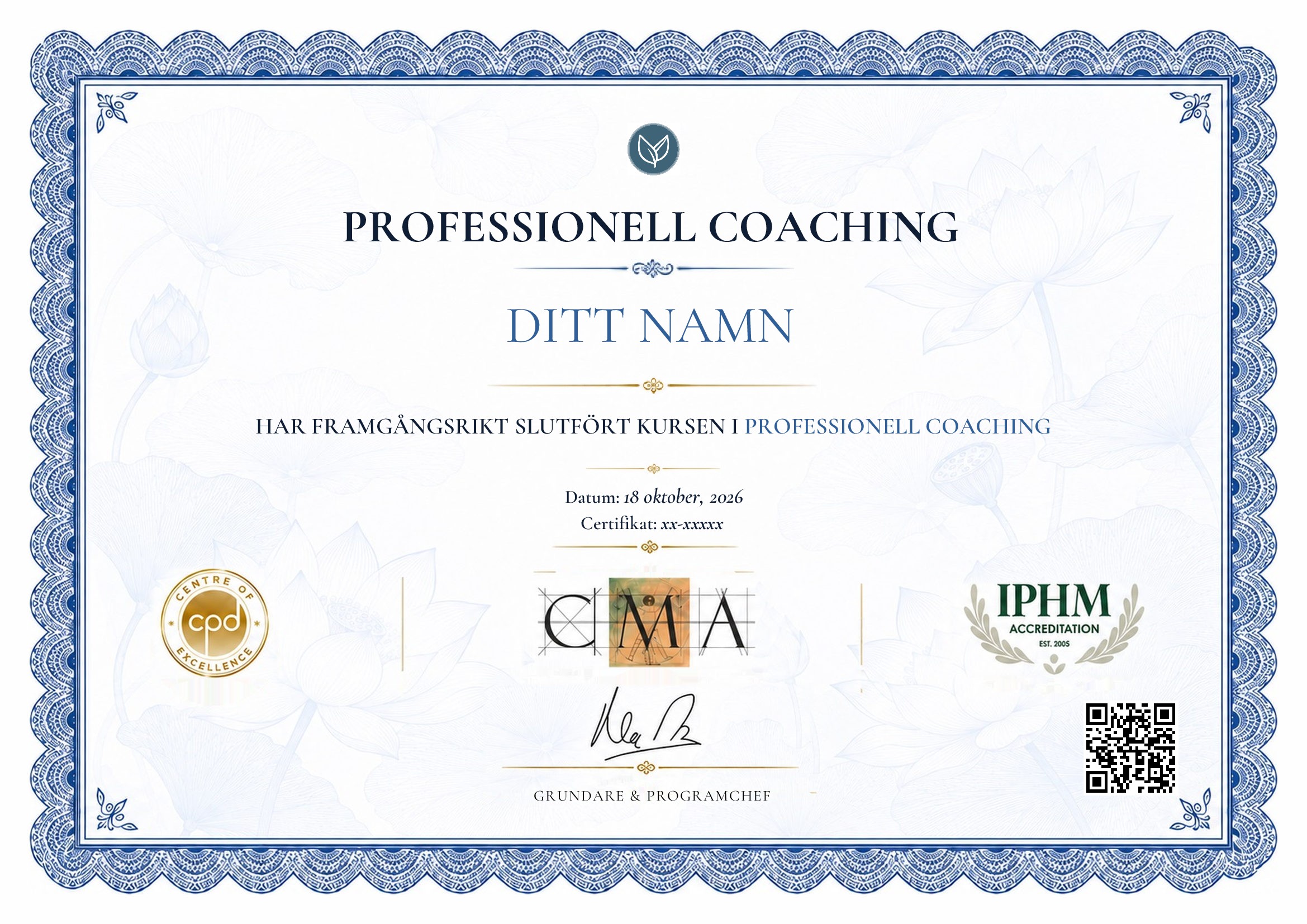 certificate template