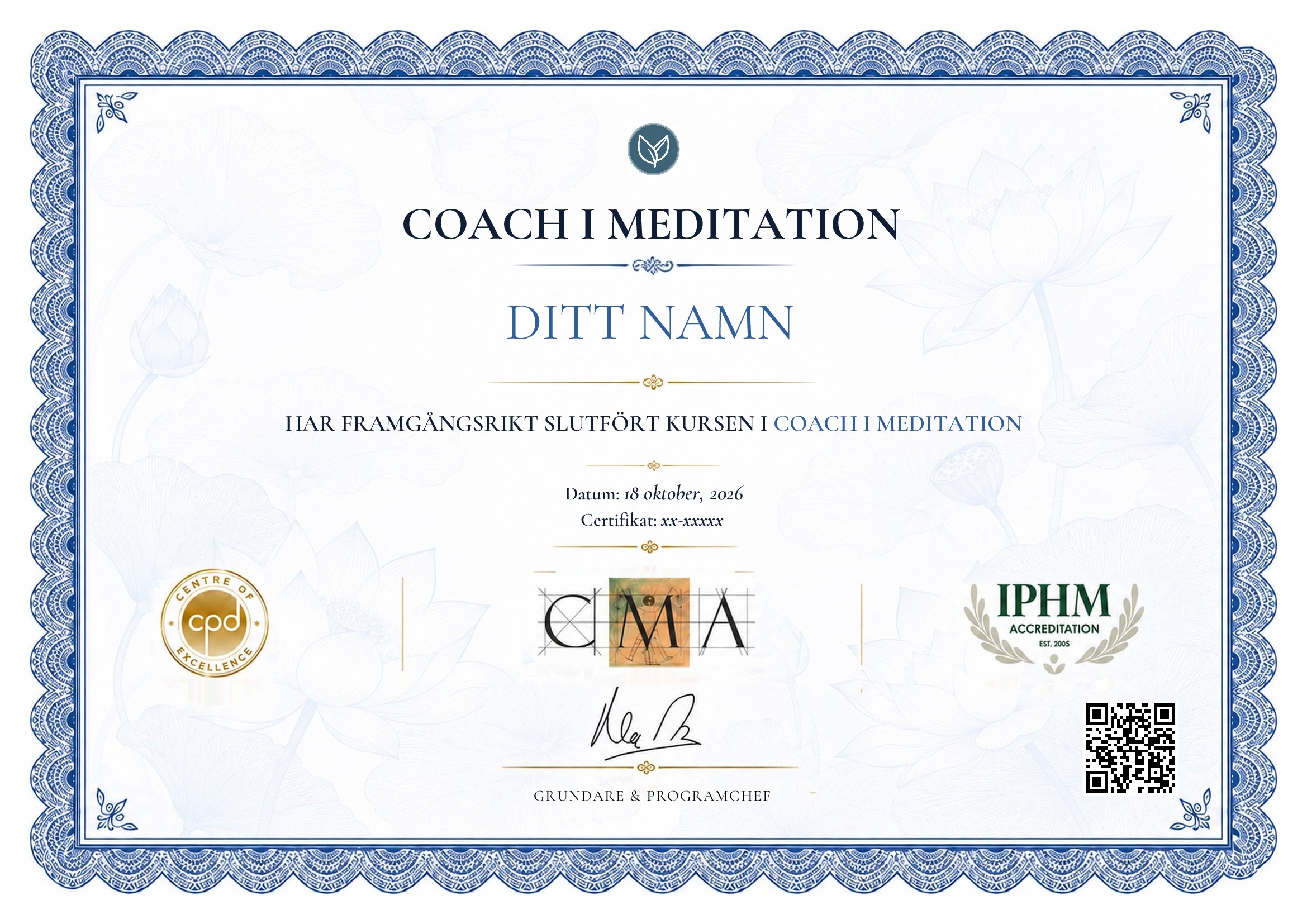 certificate template