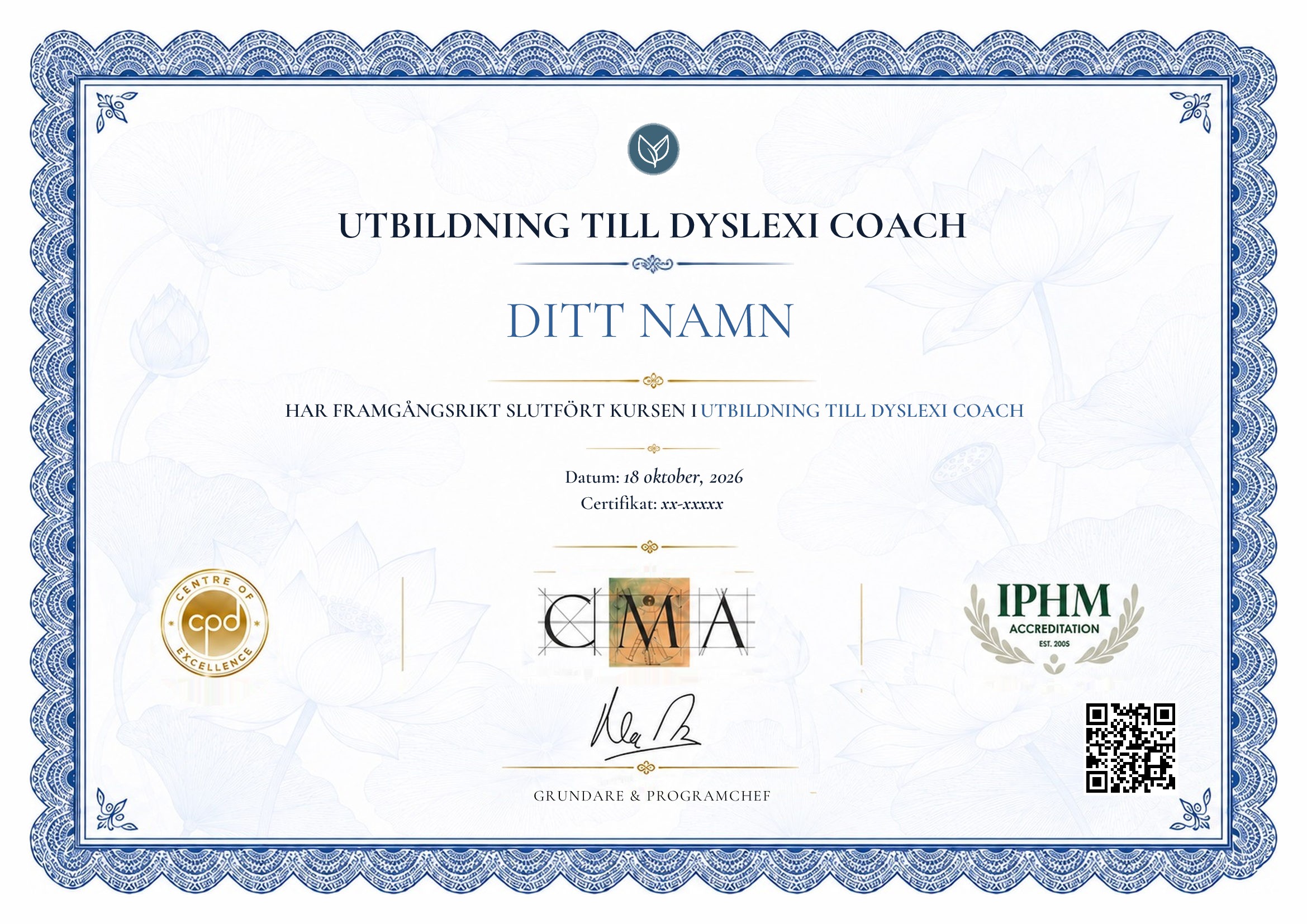 certificate template