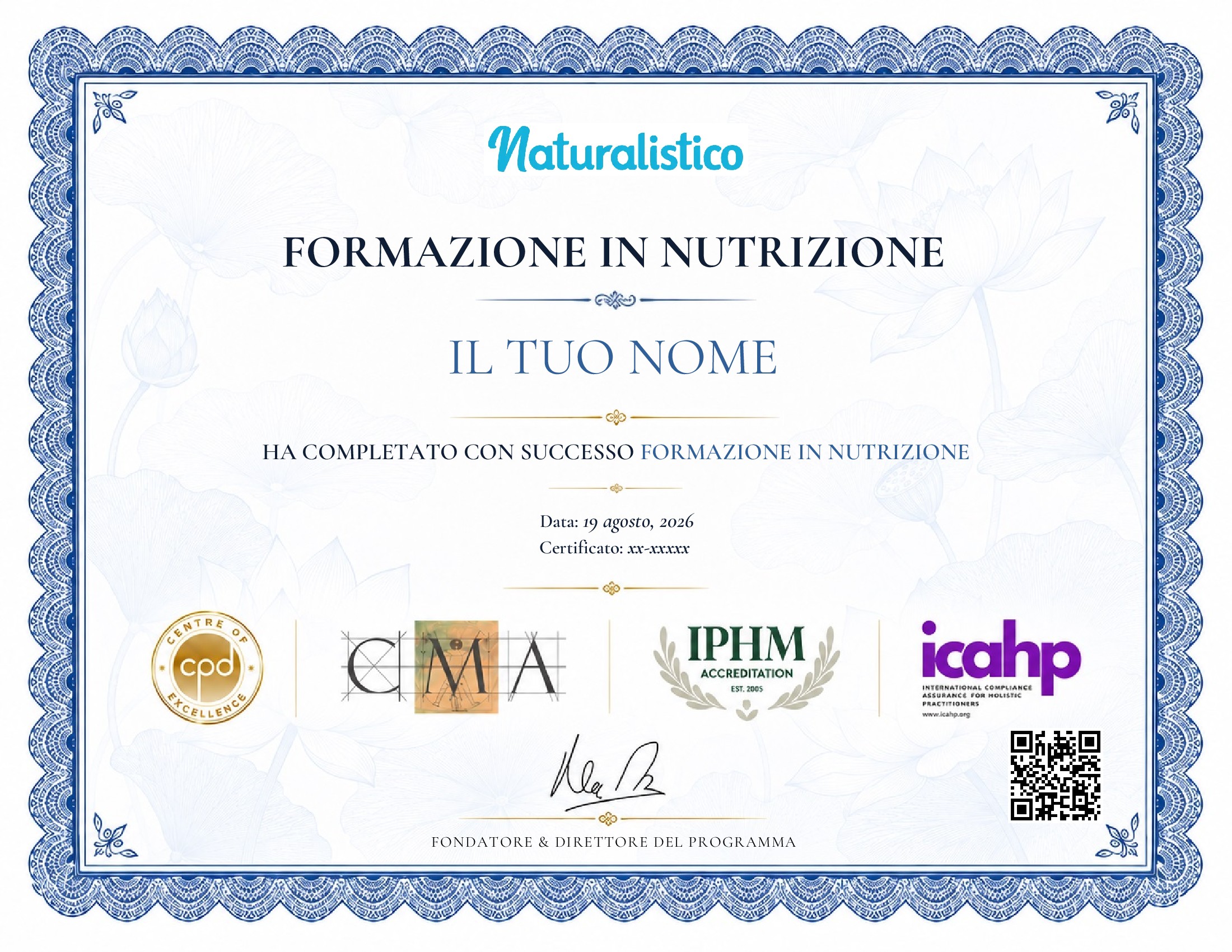 certificate template