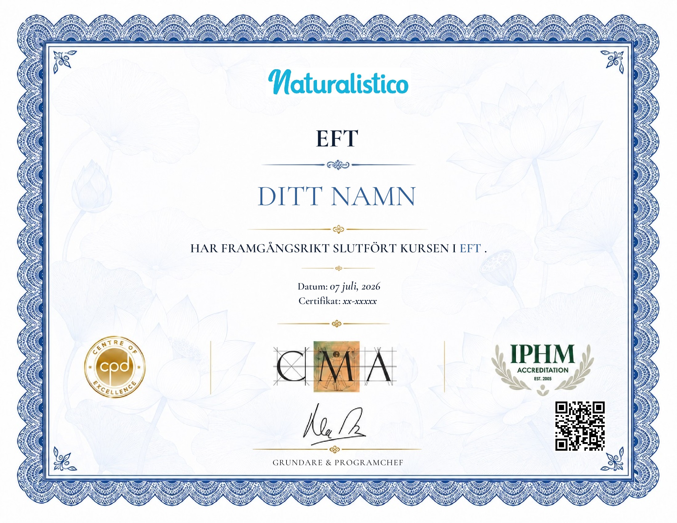 certificate template