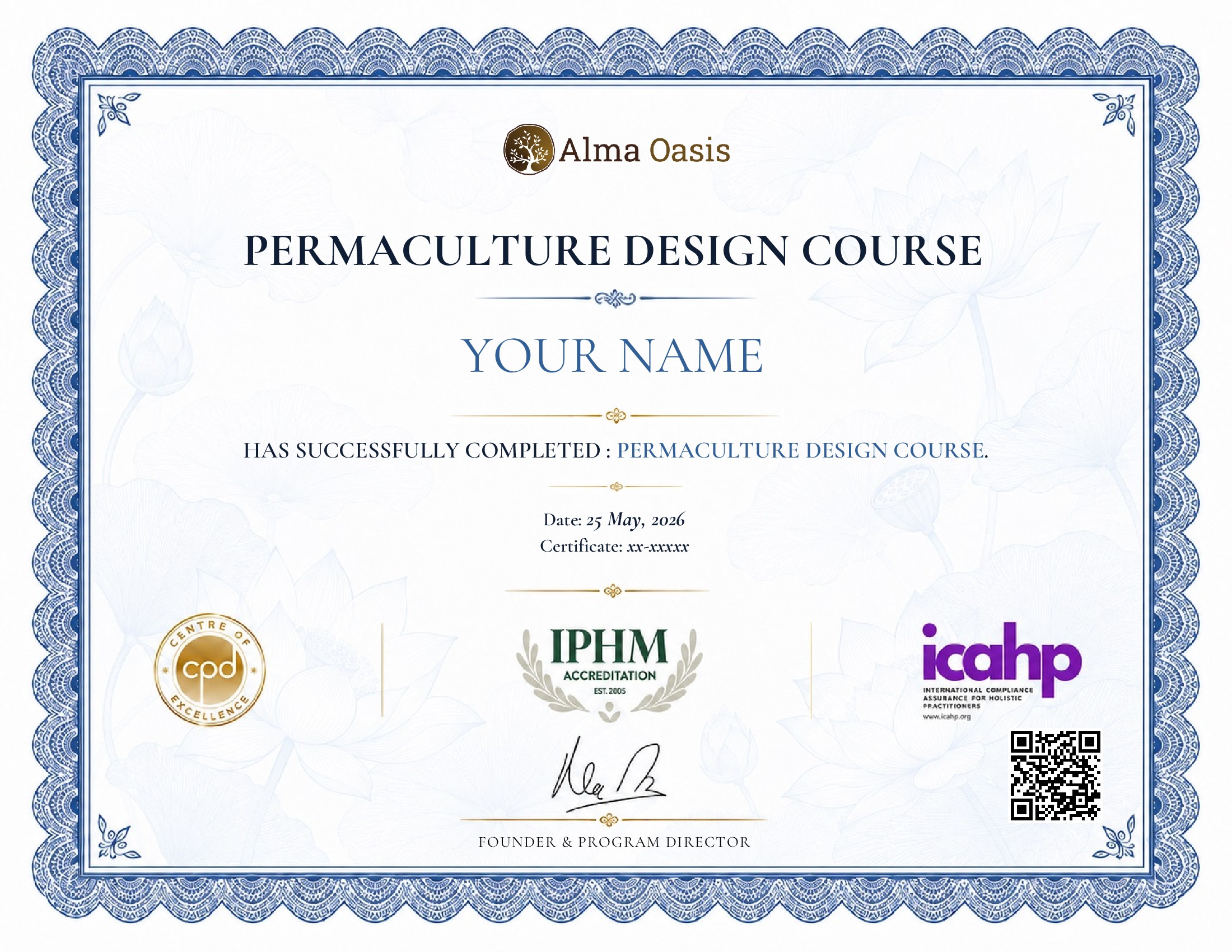 certificate template