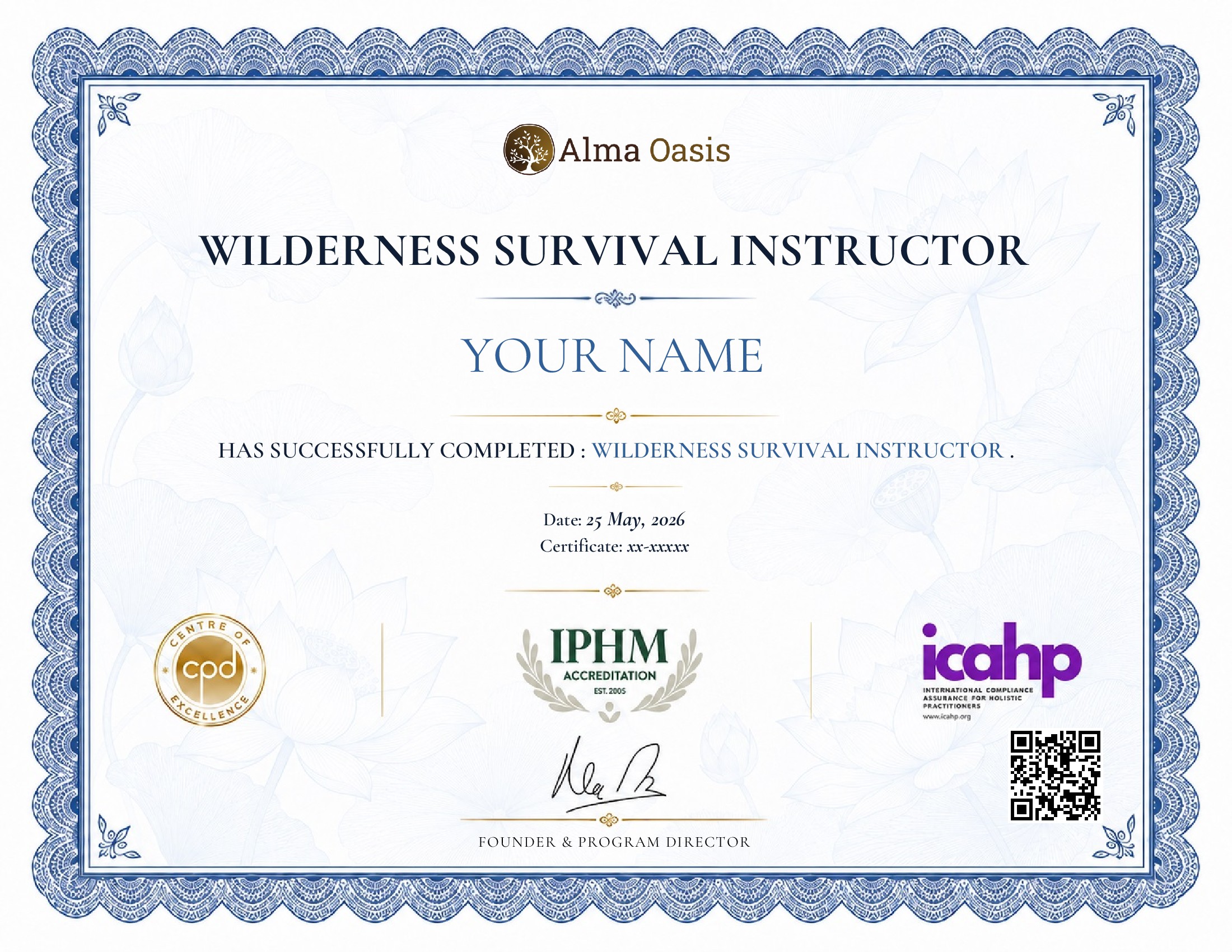 certificate template
