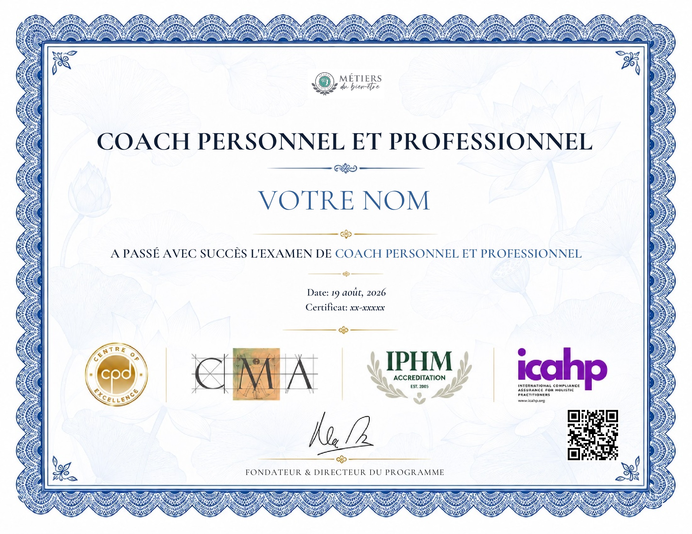 certificate template